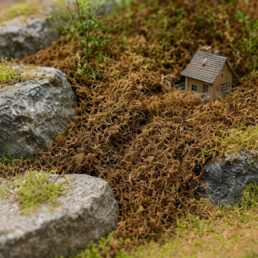 Sztuczny mchu do dekoracji don – Sphagnum Moss Dry recenzja i cena